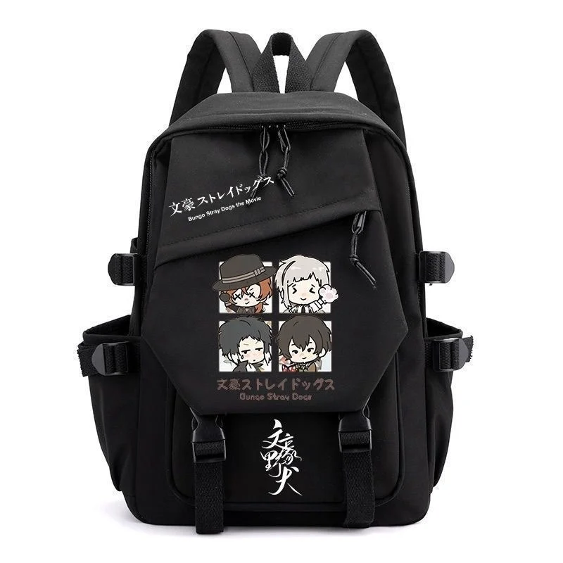 

Anime Bungo Stray Dogs Cartoon Backpack Teenarges Schoolbag Bookbag Men Women Fashion Cosplay Laptop Outdoor Travel Mochila