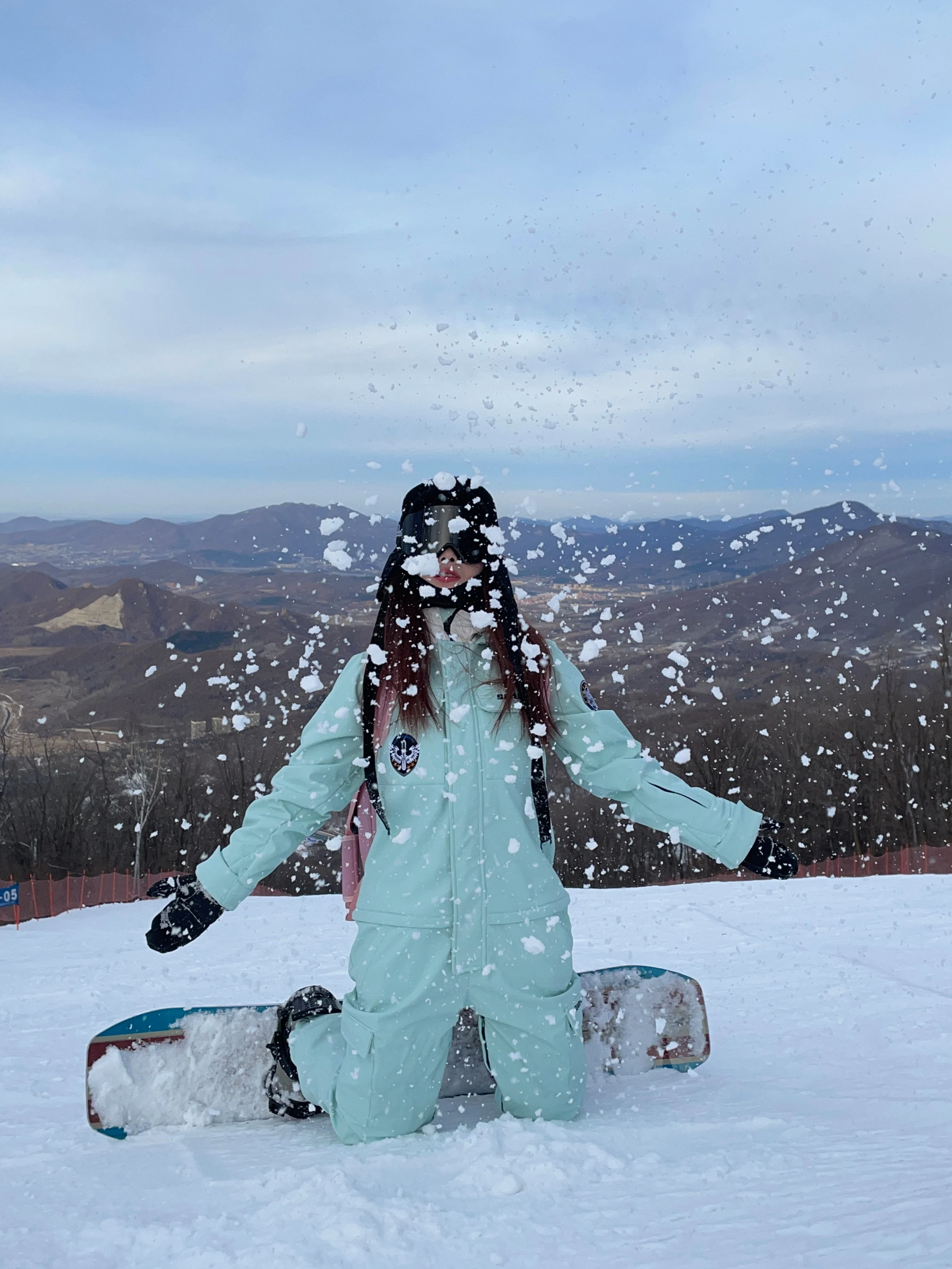 Unisex Hooded Skiing Snowboard Jumpsuit