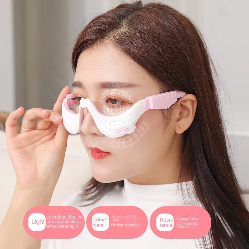 3D Eye Beauty Massage Device Fade Dark Circles And Eliminate Eye Fatigue Massager With Heat Compression
3D Eye Beauty Massage Device Fade Dark Circles And Eliminate Eye Fatigue Massager With Heat Compression