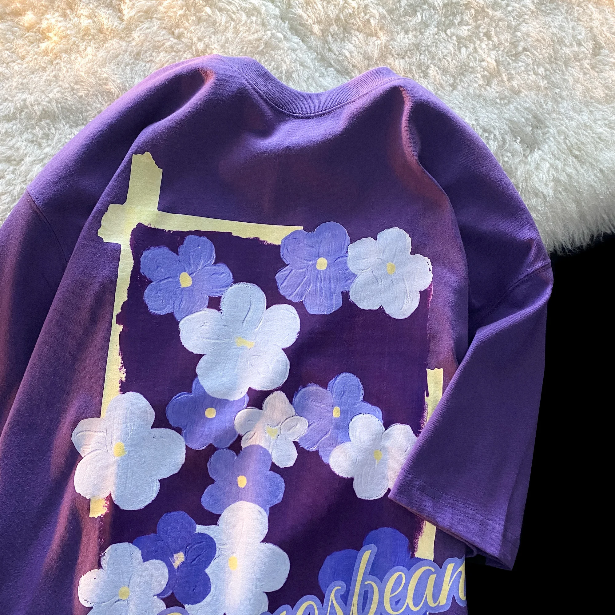 Interesting Flowers Purple Short-sleeved T-shirt Women's Summer Loose Ins Niche Lazy Style Fashion Tops Women Graphic Tees
Interesting Flowers Purple Short-sleeved T-shirt Women's Summer Loose Ins Niche Lazy Style Fashion Tops Women Graphic Tees