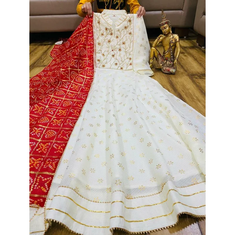 Белое расклешенное платье Kurta этнический Anarkali Kurta Kurti Dupatta одежда для вечеринки
Белое расклешенное платье Kurta этнический Anarkali Kurta Kurti Dupatta одежда для вечеринки