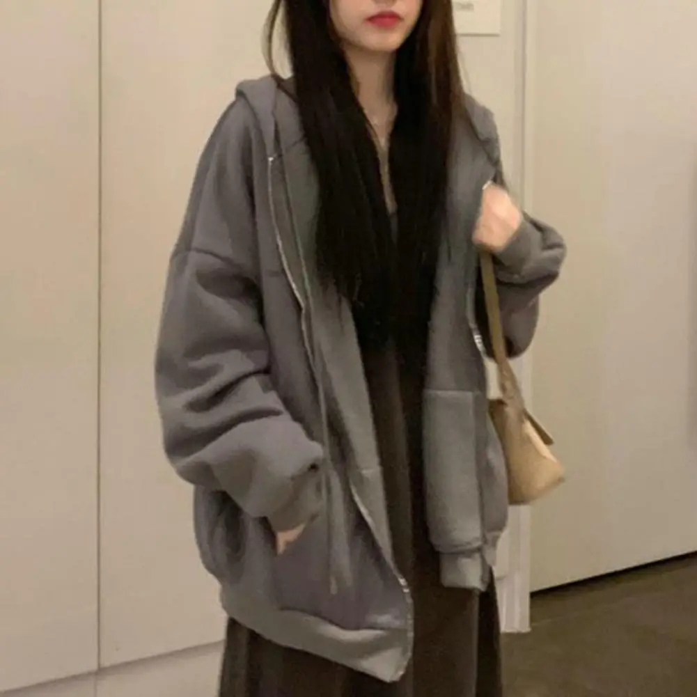 Women Hoodie Stylish Women's Hoodie Trendy Solid Color Zipper Jacket with Drawstring Pockets Casual Streetwear for A Fashionable
Women Hoodie Stylish Women's Hoodie Trendy Solid Color Zipper Jacket with Drawstring Pockets Casual Streetwear for A Fashionable