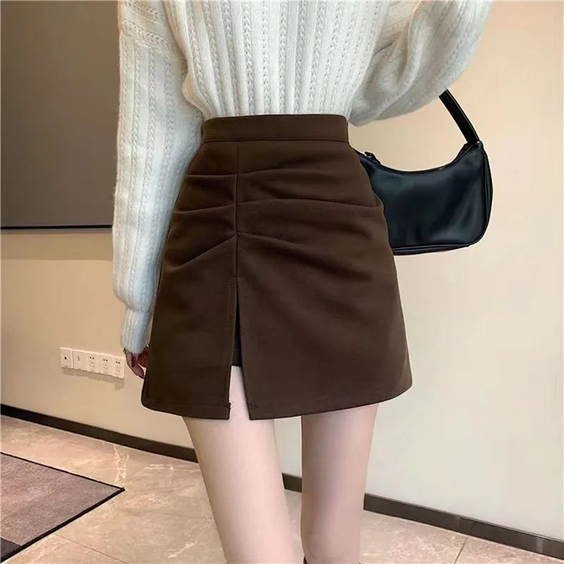 New Summer Korean Fashion Women High Waist Slim Cute Pencil Skirt Ladies Temperament Japan Sexy Mini Split Skirts Female Faldas
New Summer Korean Fashion Women High Waist Slim Cute Pencil Skirt Ladies Temperament Japan Sexy Mini Split Skirts Female Faldas