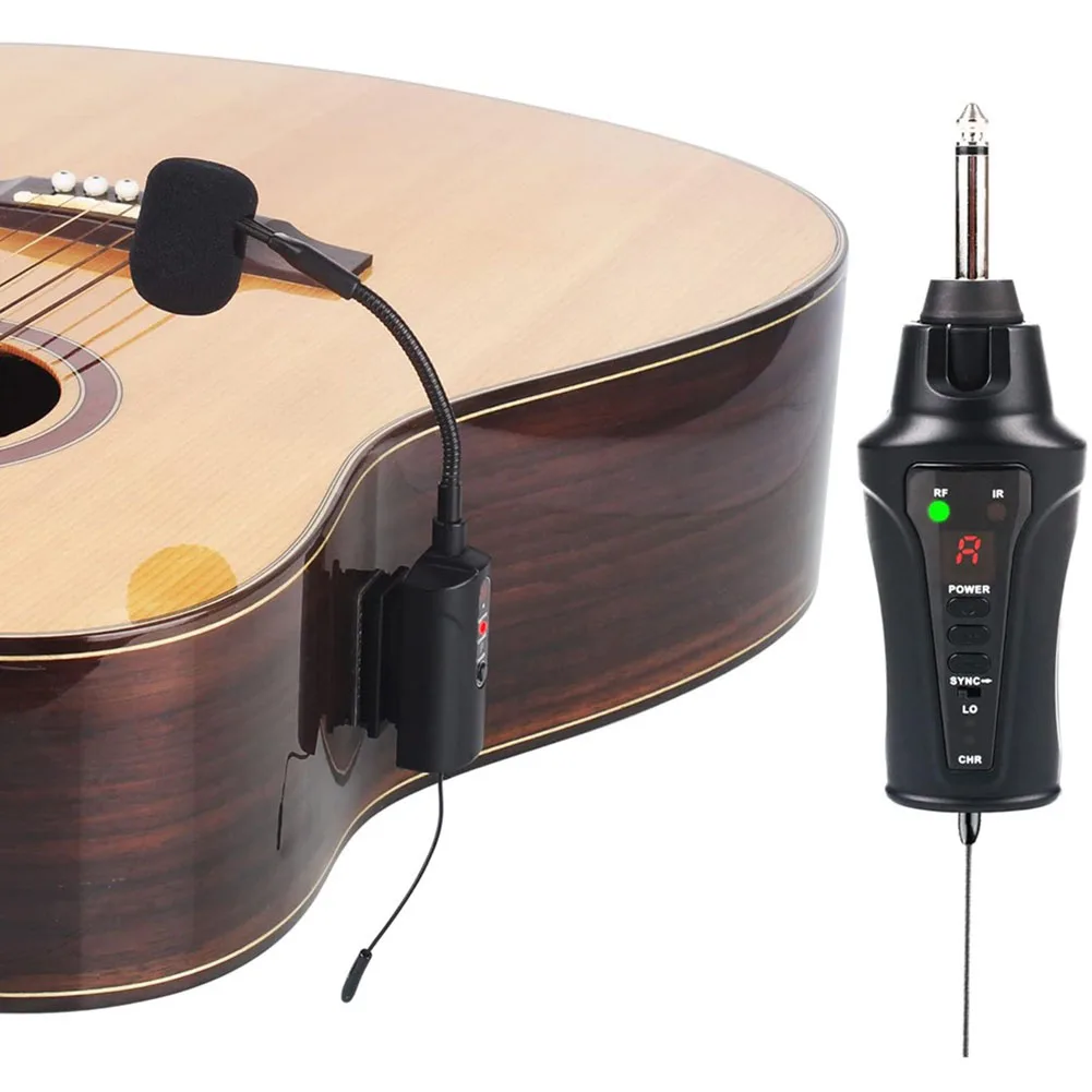 Professional UHF Wireless Mic Receiver Transmitter System For Guitar Accordion Quality Sound Condenser Microphone For Guitar
Professional UHF Wireless Mic Receiver Transmitter System For Guitar Accordion Quality Sound Condenser Microphone For Guitar