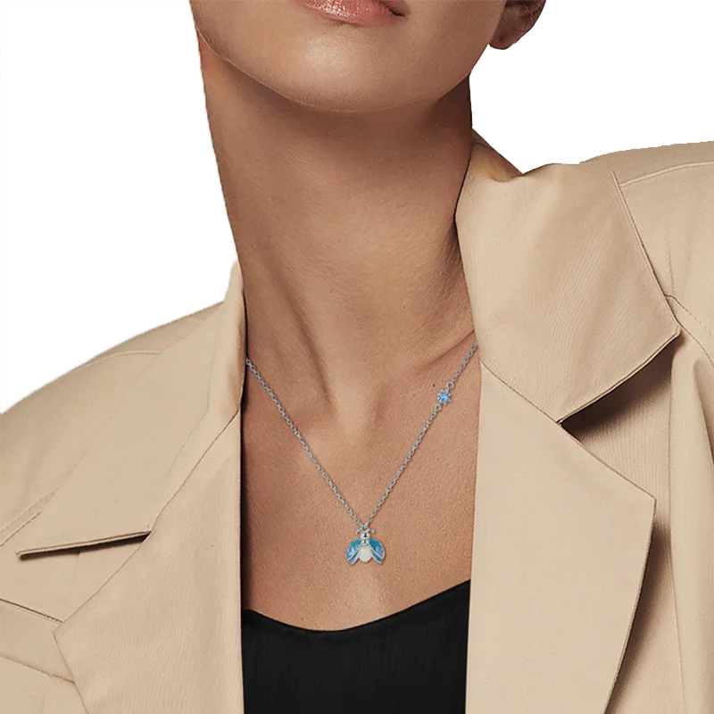 925 Sterling Silver Butterfly Necklace Dragonfly Flower Necklace Luminous Firefly Pendant Necklace For Women's Exquisite Jewelry 21 Mallzona S68b41396ea4c4c0b88305699790d80f0y 925 Sterling Silver Butterfly Necklace Dragonfly Flower Necklace Luminous Firefly Pendant Necklace For Women's Exquisite Jewelry Mallzona