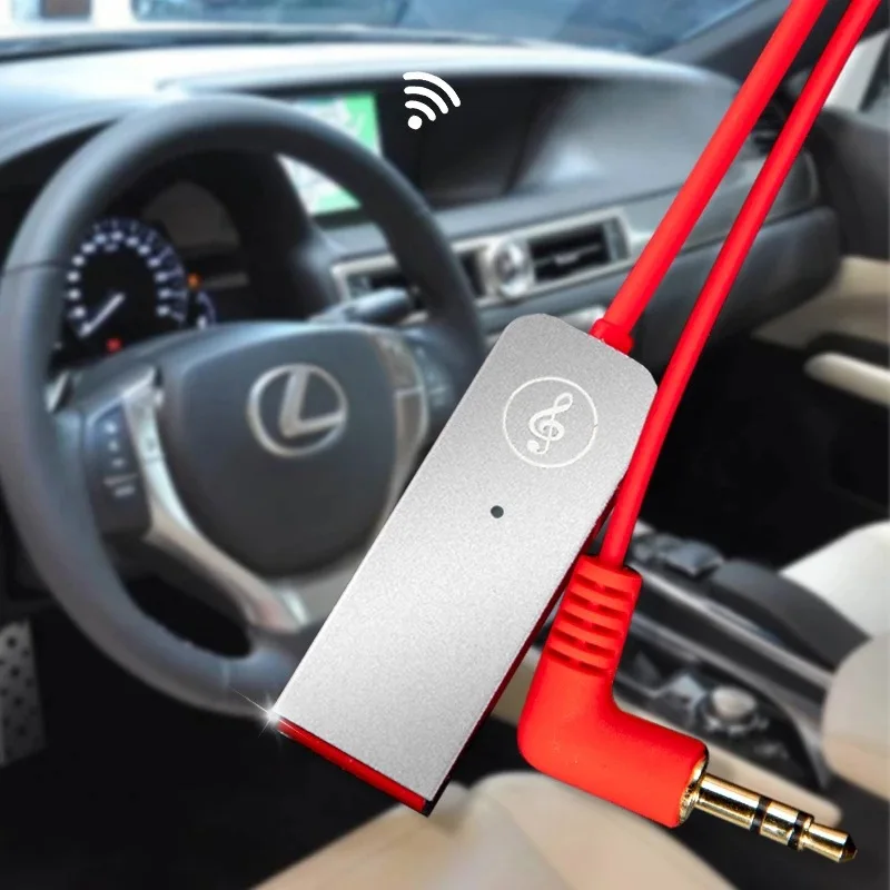 

D08 автомобильный комплект USB Bluetooth 5,0 музыкальный аудио приемник гарнитура с микрофоном 3,5 мм AUX Стерео портативный беспроводной адаптер для автомобиля