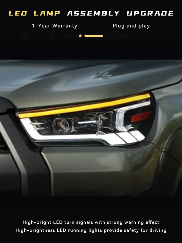 Car Lights For Toyota Hilux 2021 2022 2023 Headlight LED Newest Design DRL Projector Lens Signal Front Lamp Tool Accessories
Car Lights For Toyota Hilux 2021 2022 2023 Headlight LED Newest Design DRL Projector Lens Signal Front Lamp Tool Accessories