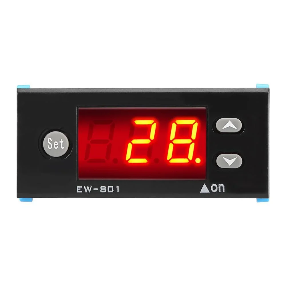 Temperature Controller With Sensor EW-801AH Digital Display Thermostat Digital Temperature Control Instrument For Solar Heater
Temperature Controller With Sensor EW-801AH Digital Display Thermostat Digital Temperature Control Instrument For Solar Heater