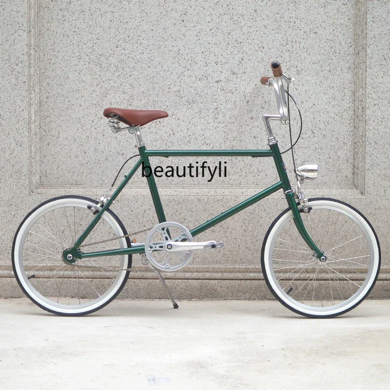 20-Inch Dark Green Men's and Women's Retro Ferry Bicycle Lightweight Bicycle City Commuter 
20-Inch Dark Green Men's and Women's Retro Ferry Bicycle Lightweight Bicycle City Commuter