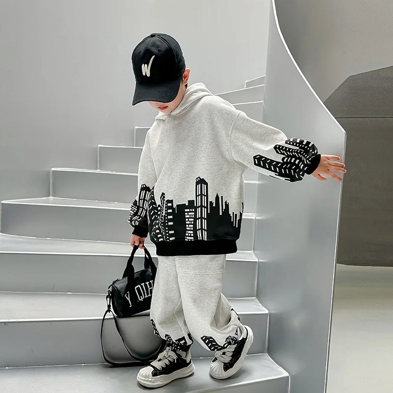 2023 AncoBear Baby Boys Sweatshirt Set for Autumn Kids Printed Hooded Sweat-shirt + Loose Pants Children Hoodied Tops + Bottoms
2023 AncoBear Baby Boys Sweatshirt Set for Autumn Kids Printed Hooded Sweat-shirt + Loose Pants Children Hoodied Tops + Bottoms