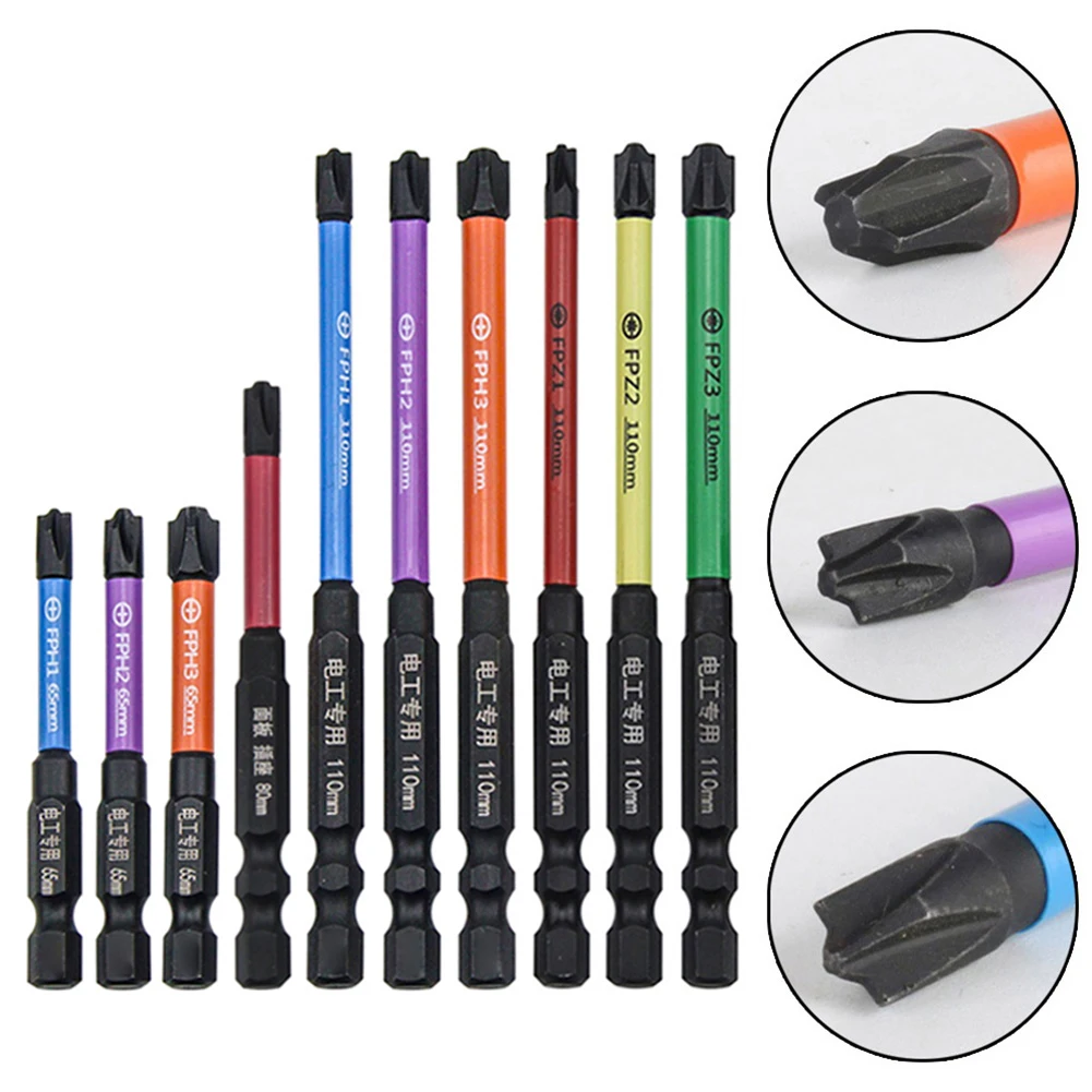 10pcs 65-110mm Special Cross Screwdriver Bit For Electricians FPH1 FPZ1 FPH2 FPZ2 FPH3 FPZ3 For Socket Switch Circuit Breaker
10pcs 65-110mm Special Cross Screwdriver Bit For Electricians FPH1 FPZ1 FPH2 FPZ2 FPH3 FPZ3 For Socket Switch Circuit Breaker