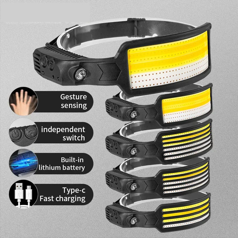 Налобный фонарь с датчиком движения, портативный Головной фонарь со встроенным аккумулятором и зарядкой от USB
Налобный фонарь с датчиком движения, портативный Головной фонарь со встроенным аккумулятором и зарядкой от USB