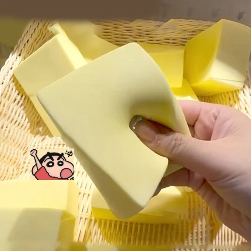 

Мягкие 3D желтые десерты, сжимаемые рандомные рельефные сенсорные сжимаемые прозрачные Имитационные игрушки, подарок