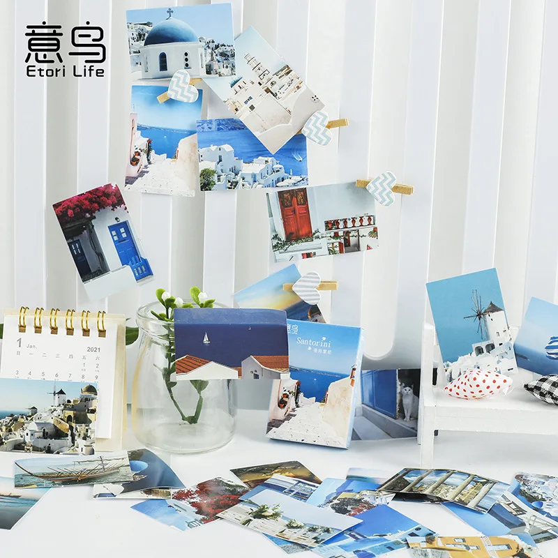 48box Sticker Vacation Scenery Blue Seaside Decoration DIY Diary Travel Album Sky Clouds Scrapbooking Stationery Gift Decoration
48box Sticker Vacation Scenery Blue Seaside Decoration DIY Diary Travel Album Sky Clouds Scrapbooking Stationery Gift Decoration