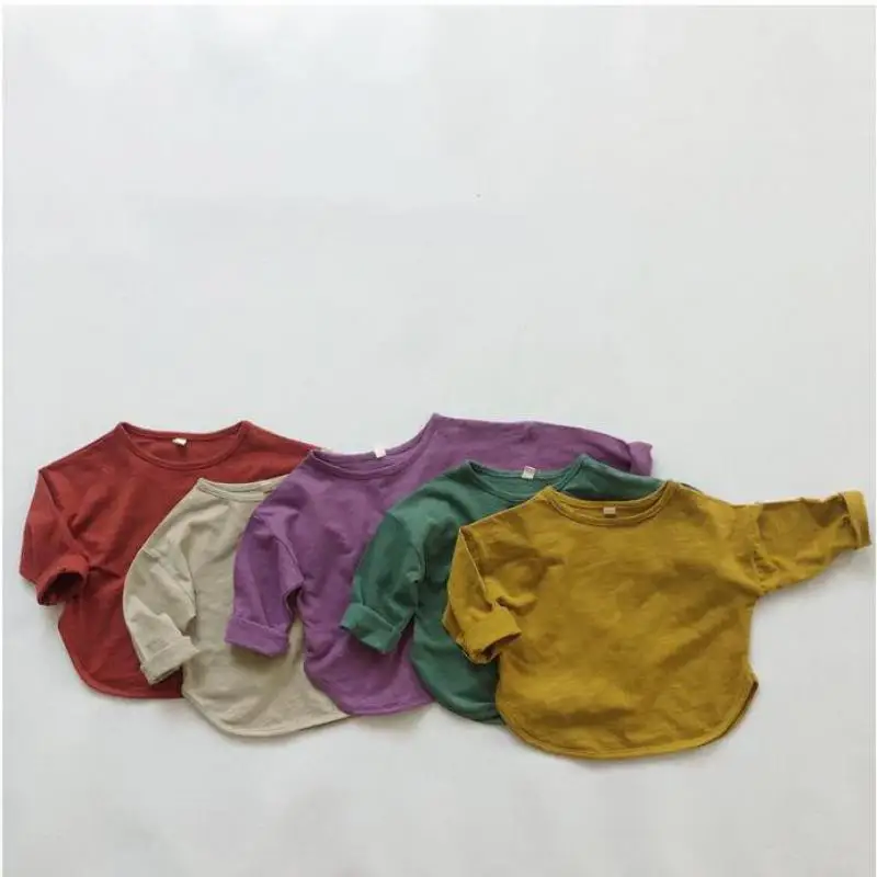 Autumn New Children Long Sleeve T Shirts Baby Boy Girl Solid Casual Pullover Loose Versatile Bottoming Shirt Kids Cotton Clothes
Autumn New Children Long Sleeve T Shirts Baby Boy Girl Solid Casual Pullover Loose Versatile Bottoming Shirt Kids Cotton Clothes