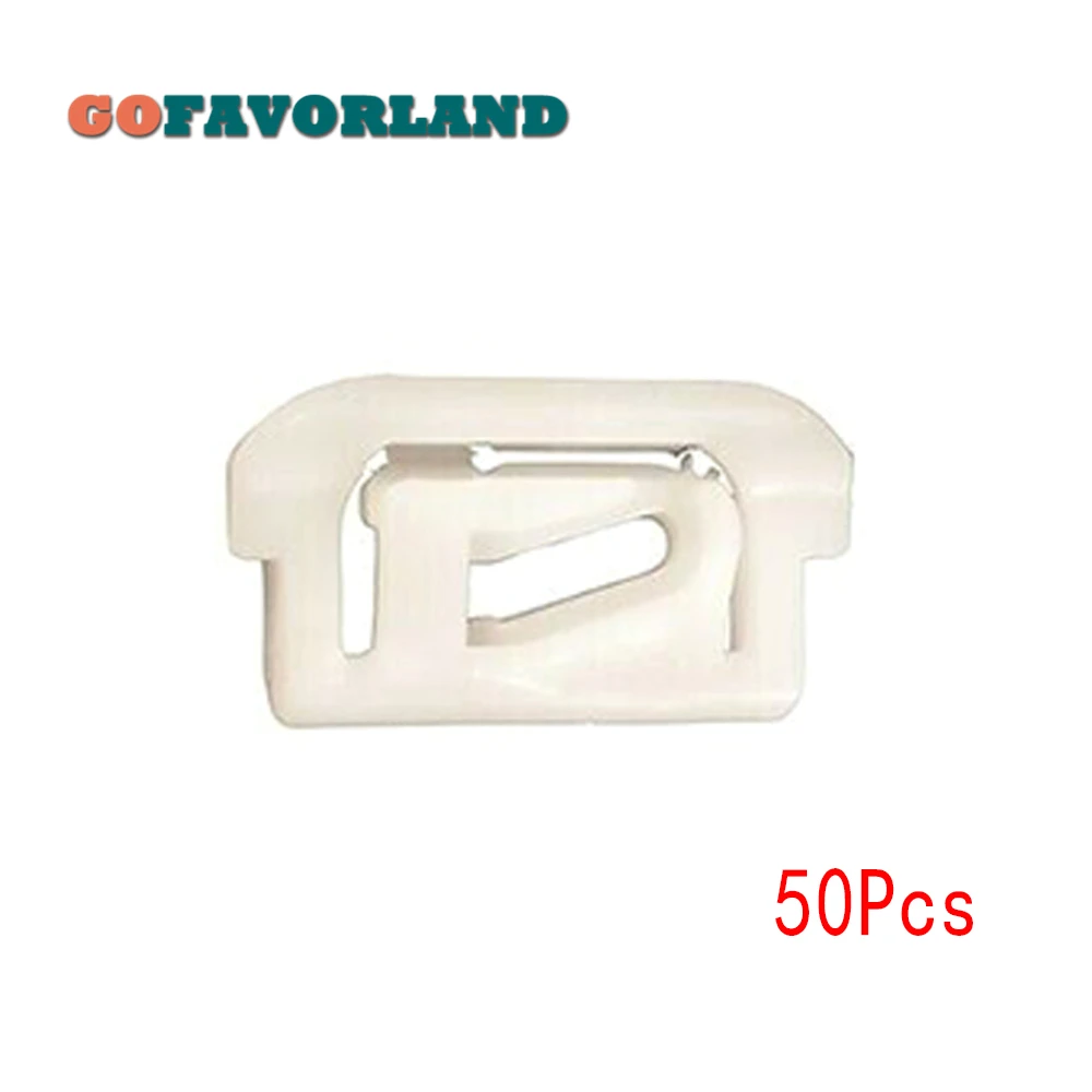50Pcs Rear Window Windshield Trim Molding Clips 20169887 For AMC For Auveco 1975-On 
50Pcs Rear Window Windshield Trim Molding Clips 20169887 For AMC For Auveco 1975-On