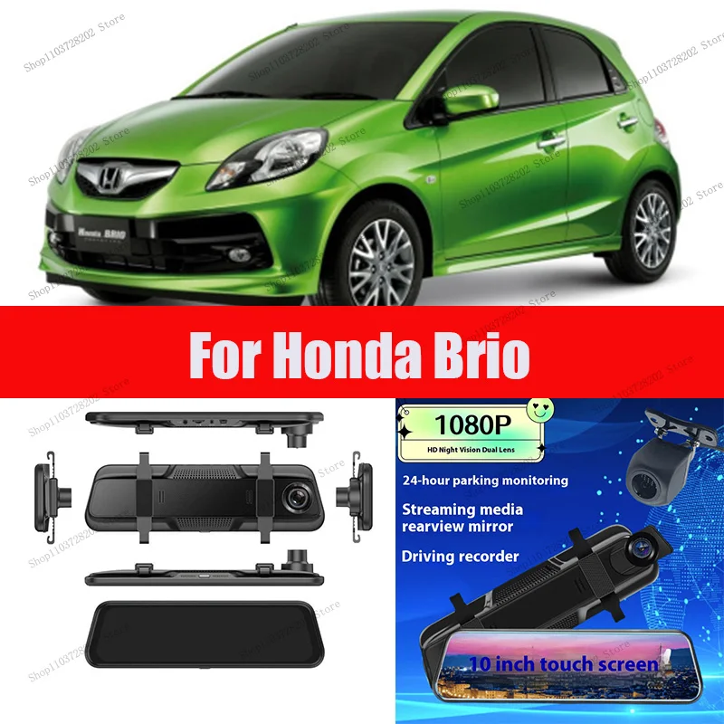 For Honda Brio 4K WIFI GPS Car Dvr Mirror Dash CamDual Lens Dashcam Drive Recorder Stream RearView Mirror IPS Screen Camera
For Honda Brio 4K WIFI GPS Car Dvr Mirror Dash CamDual Lens Dashcam Drive Recorder Stream RearView Mirror IPS Screen Camera