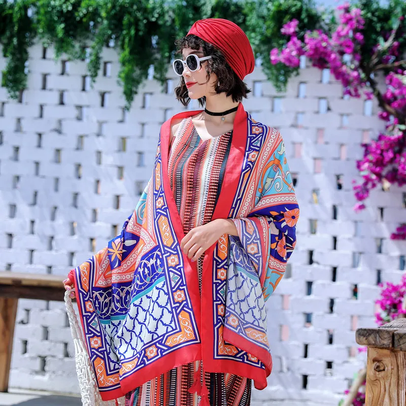 New Shawl Summer Cotton Linen Scarf Sunscreen Scarf Sunscreen Large Shawl Women's Beach Scarf Ethnic Style Scarf
New Shawl Summer Cotton Linen Scarf Sunscreen Scarf Sunscreen Large Shawl Women's Beach Scarf Ethnic Style Scarf