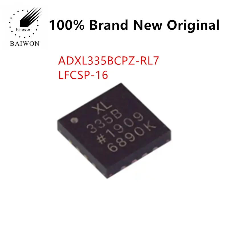 100% Original ADXL335BCPZ-RL7 Screen Printed XL335B LFCSP-16 Acceleration Sensor Chip
100% Original ADXL335BCPZ-RL7 Screen Printed XL335B LFCSP-16 Acceleration Sensor Chip