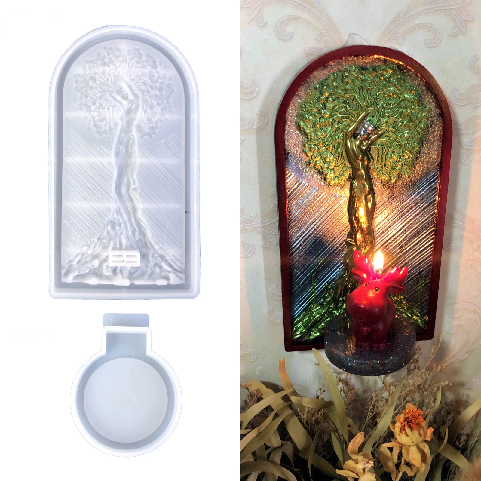 Tree of Life Candlestick Silicone Mold Diy Living Room Wall Sticker Pendant Ornament Wall Hanging Tree of Life Candlestick Molds
Tree of Life Candlestick Silicone Mold Diy Living Room Wall Sticker Pendant Ornament Wall Hanging Tree of Life Candlestick Molds