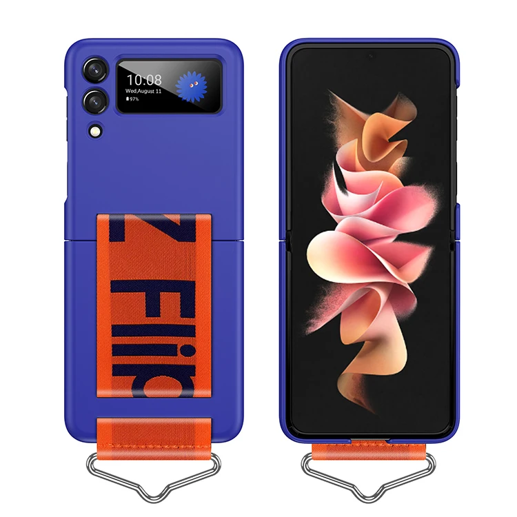 For Samsung Z Flip5 Z Flip4 Phone Case Letter Wristband Ultra-thin Fashion Folding Screen Z Flip3 Protective Case For Pc
For Samsung Z Flip5 Z Flip4 Phone Case Letter Wristband Ultra-thin Fashion Folding Screen Z Flip3 Protective Case For Pc