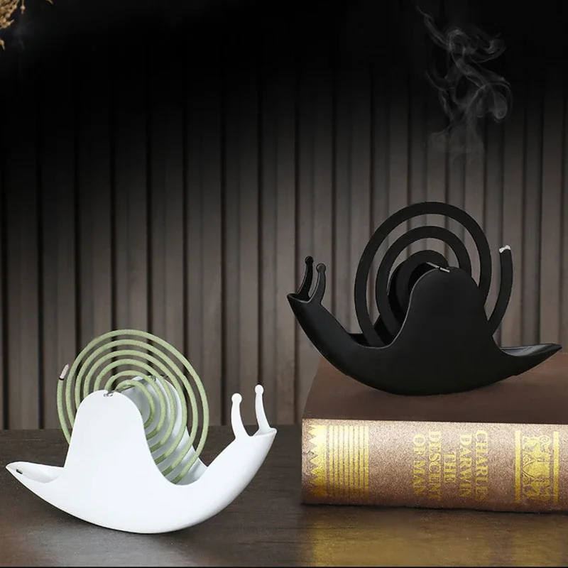 Cute Snail Shape Mosquito Coil Incense Holder Shelf Retro Unique Wrought Iron Metal Stand Ornament for Home Bedroom Decoration
Cute Snail Shape Mosquito Coil Incense Holder Shelf Retro Unique Wrought Iron Metal Stand Ornament for Home Bedroom Decoration
