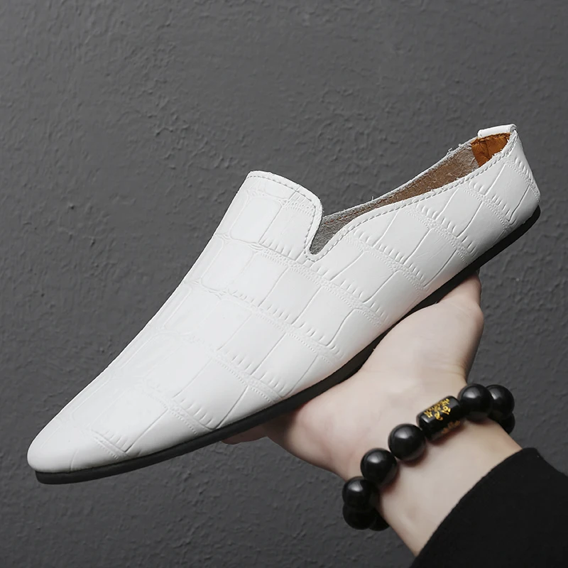 Leather Half Shoes For Men Casual Shoes Man Loafer Slipper Summer Driving Shoes Lightweight Breathable Mules Outdoor Slippers
Leather Half Shoes For Men Casual Shoes Man Loafer Slipper Summer Driving Shoes Lightweight Breathable Mules Outdoor Slippers
