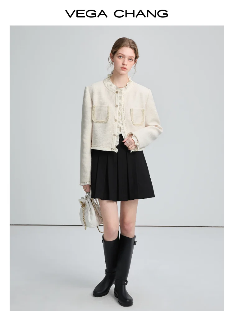 Xiaoxiangfeng Short Coat Women's 2023 New Casual Fashion Elegant Wooden Ear Edge Short Top
Xiaoxiangfeng Short Coat Women's 2023 New Casual Fashion Elegant Wooden Ear Edge Short Top