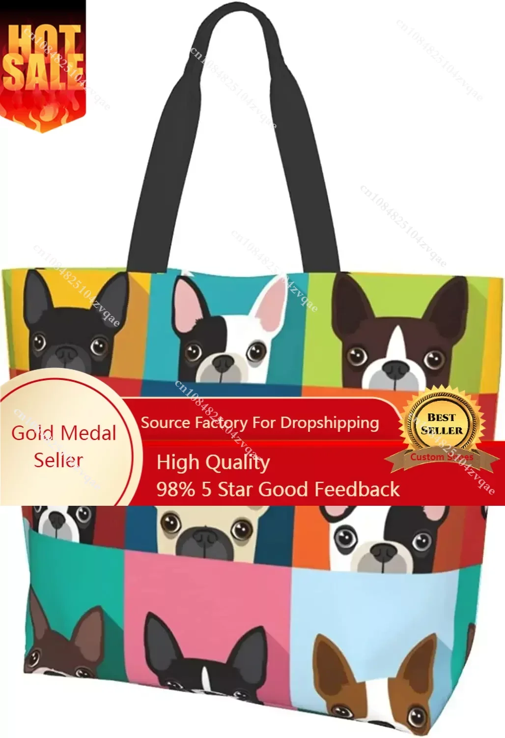 French Bulldog Cute Fashion Shoulder Tote Bag Purse Top Handle Satchel Handbag for Women Work School Travel Shopping Casual
French Bulldog Cute Fashion Shoulder Tote Bag Purse Top Handle Satchel Handbag for Women Work School Travel Shopping Casual