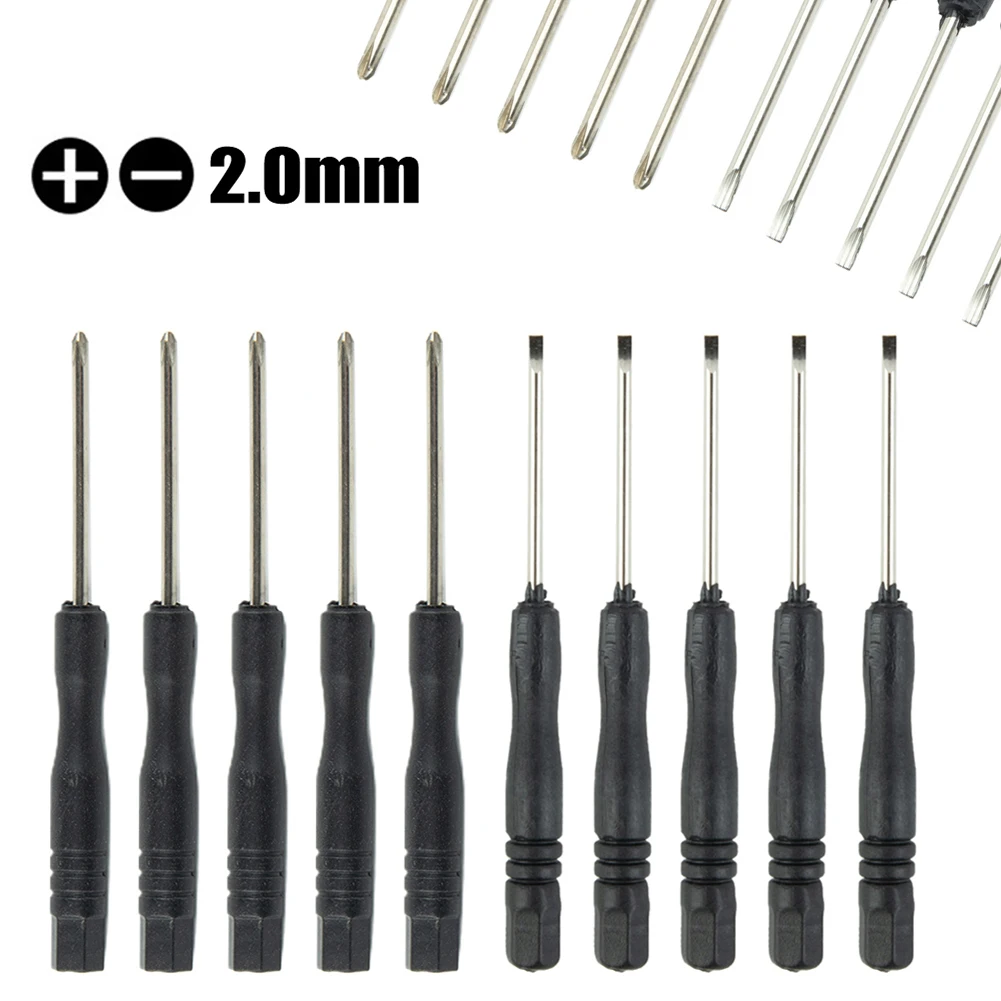 10Pcs Mini Screwdriver Black Handle 2mm Cross Slotted Simple Screwdriver Watch Glasses Disassembly Maintenance Repair Hand Tool
10Pcs Mini Screwdriver Black Handle 2mm Cross Slotted Simple Screwdriver Watch Glasses Disassembly Maintenance Repair Hand Tool
