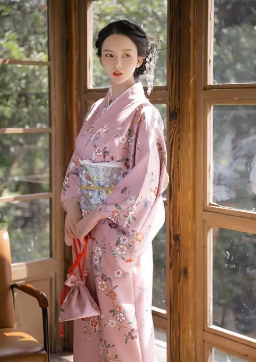 Japanese Retro Photography Kimono Daily Pink Tradition Women Dress Tradition Young
Japanese Retro Photography Kimono Daily Pink Tradition Women Dress Tradition Young