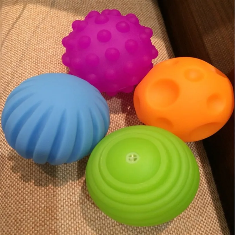 4-6pcs Textured Multi Ball Set Develop baby's Tactile Senses Toy Baby Touch Hand Ball Toys Baby Training Ball Massage Soft Ball
4-6pcs Textured Multi Ball Set Develop baby's Tactile Senses Toy Baby Touch Hand Ball Toys Baby Training Ball Massage Soft Ball