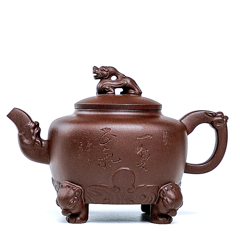 Large Capacity Handmade Square Yixing Teapot Handmade Teapot Tea Set Purple Clay
Large Capacity Handmade Square Yixing Teapot Handmade Teapot Tea Set Purple Clay
