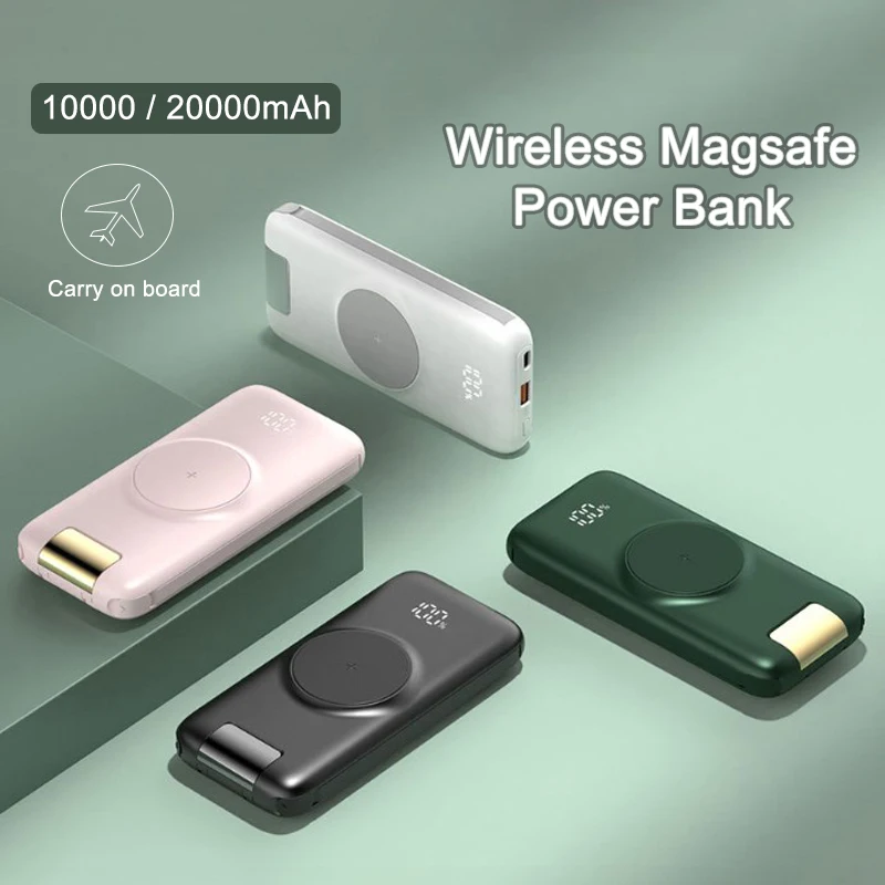 10000mAh Magnetic Power Bank With Foldable Bracket For iPhone iPad Huawei Samsung PD 20W Super Fast Charging Power Banks
10000mAh Magnetic Power Bank With Foldable Bracket For iPhone iPad Huawei Samsung PD 20W Super Fast Charging Power Banks