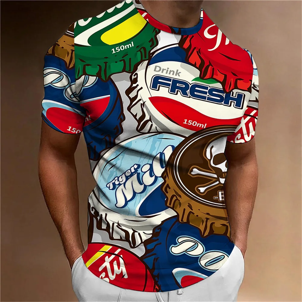3D Digital Printed T-shirt Fashion Items Short Sleeved T-shirt for Men Summer New Style Tops Versatile for Sports Men's T-shirts
3D Digital Printed T-shirt Fashion Items Short Sleeved T-shirt for Men Summer New Style Tops Versatile for Sports Men's T-shirts
