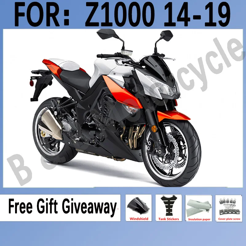 Motorcycle ABS Full Fairings kit fit for Z1000 2014 2015 2016 2017 2018 2019 Z1000 14-19 Bodywork Fairings set Orange White
Motorcycle ABS Full Fairings kit fit for Z1000 2014 2015 2016 2017 2018 2019 Z1000 14-19 Bodywork Fairings set Orange White