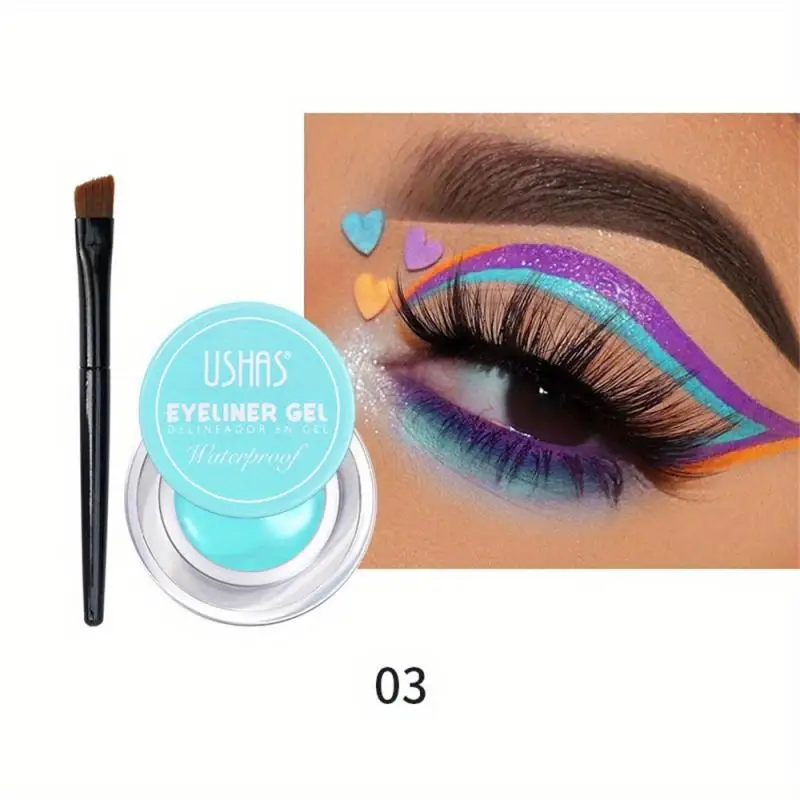 USHAS 6-color Eyeliner Ultra-fine Eyeliner Brush Dyed Eyebrow Cream Eye Makeup Makeup Eyeshadow Cream
USHAS 6-color Eyeliner Ultra-fine Eyeliner Brush Dyed Eyebrow Cream Eye Makeup Makeup Eyeshadow Cream