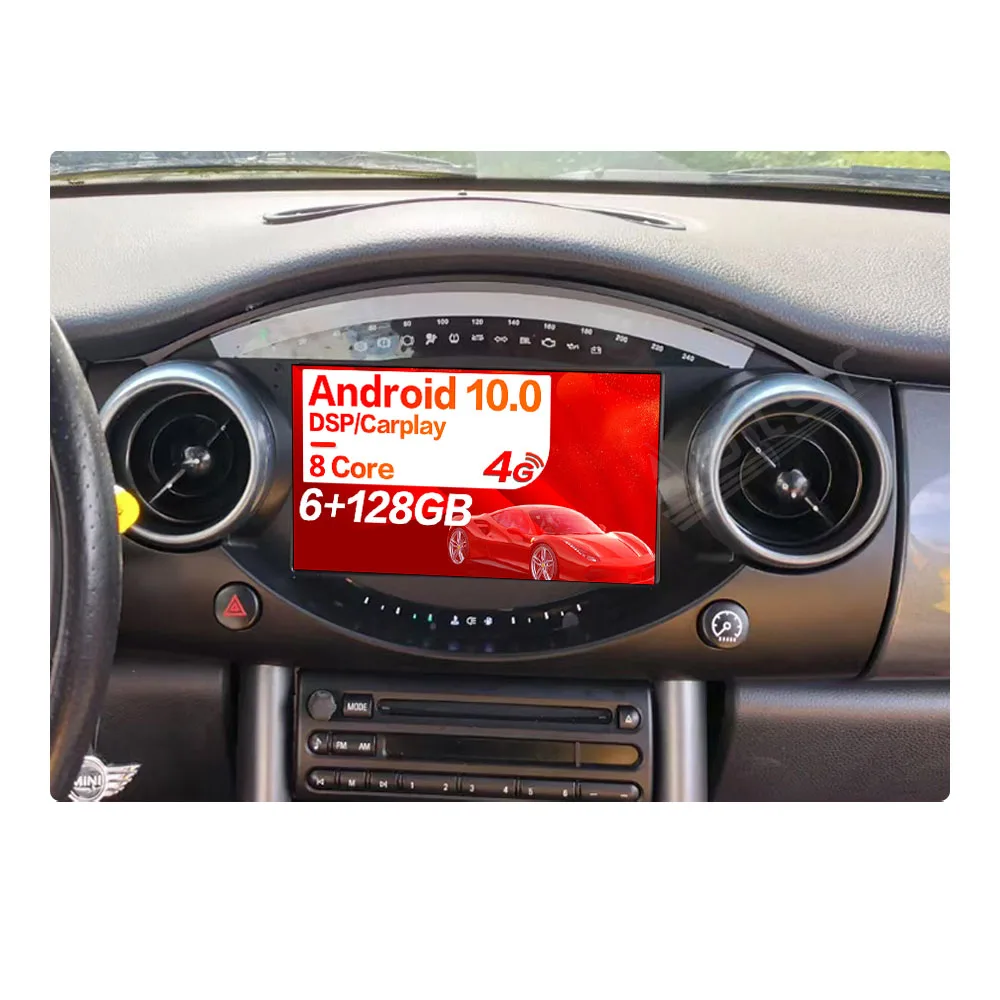 9 дюймов для BMW Mini Cooper 2004-2006 Android 10,0 Автомобильный мультимедийный радиоприемник стерео Автомагнитола Автомобильный GPS-навигатор плеер Wifi 6 + 128 ГБ
9 дюймов для BMW Mini Cooper 2004-2006 Android 10,0 Автомобильный мультимедийный радиоприемник стерео Автомагнитола Автомобильный GPS-навигатор плеер Wifi 6 + 128 ГБ