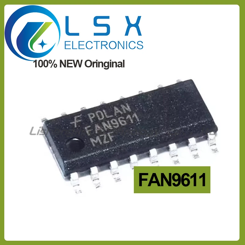 5 шт. FAN9611MX FAN9611 коррекция коэффициента мощности (PFC) контроллер IC SOP16
5 шт. FAN9611MX FAN9611 коррекция коэффициента мощности (PFC) контроллер IC SOP16