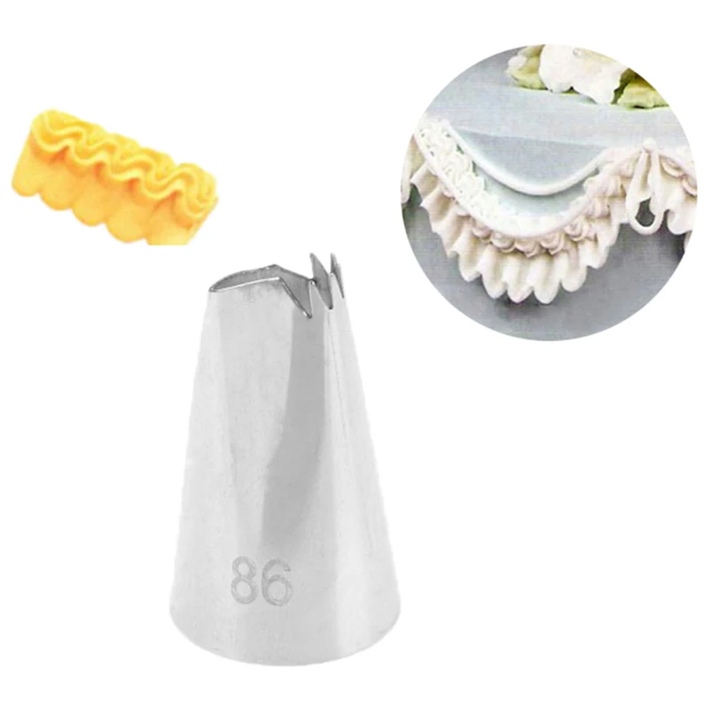 #86 Pastry Nozzles Icing Piping Nozzles Cream Metal Tips Cake Decorating Tool
#86 Pastry Nozzles Icing Piping Nozzles Cream Metal Tips Cake Decorating Tool