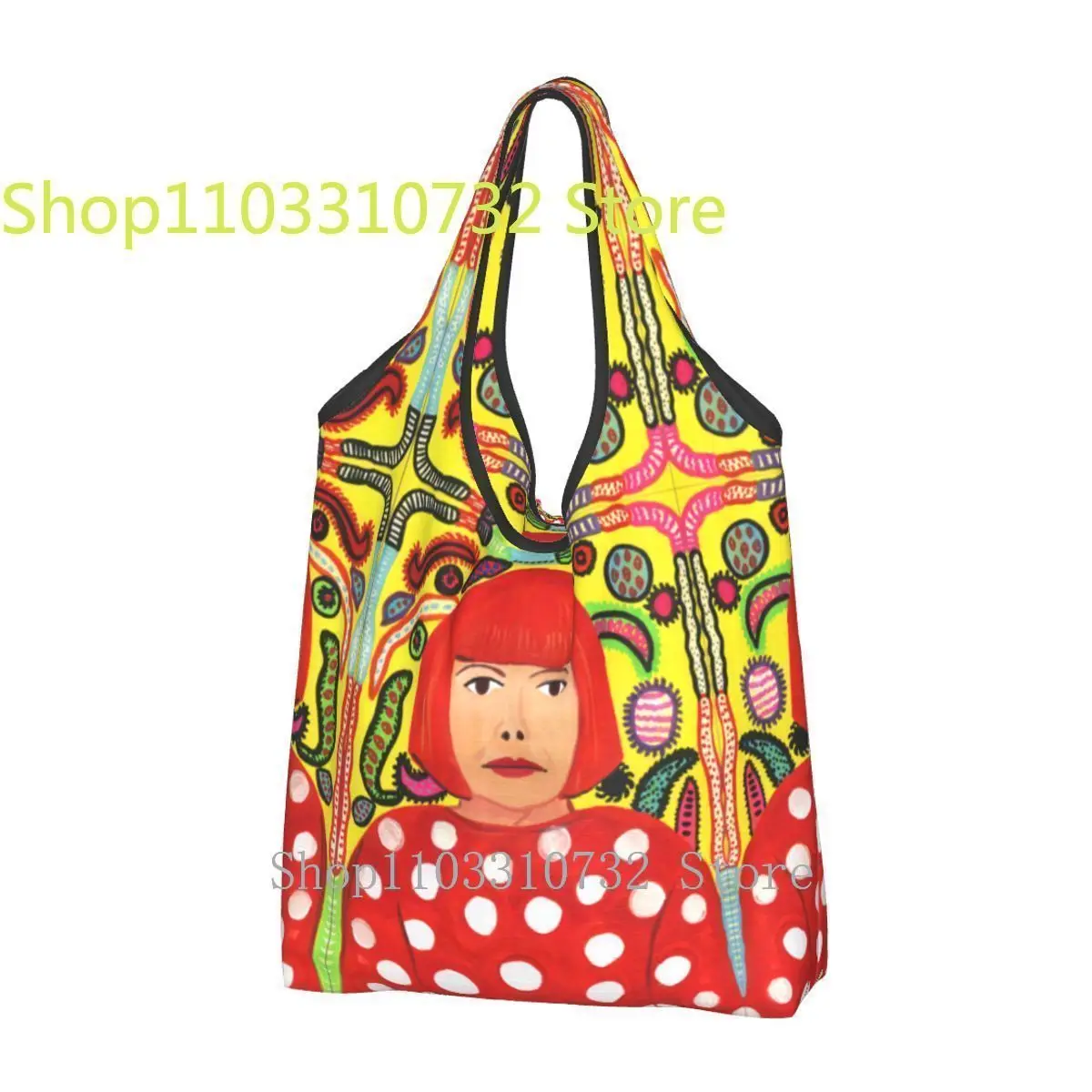 Artist Yayoi Kusama Dots Large Reusable Bags Shopping Machine Washable Foldable Harajuku Grocery Bags 50lb Heavy Duty Tote Bags
Artist Yayoi Kusama Dots Large Reusable Bags Shopping Machine Washable Foldable Harajuku Grocery Bags 50lb Heavy Duty Tote Bags