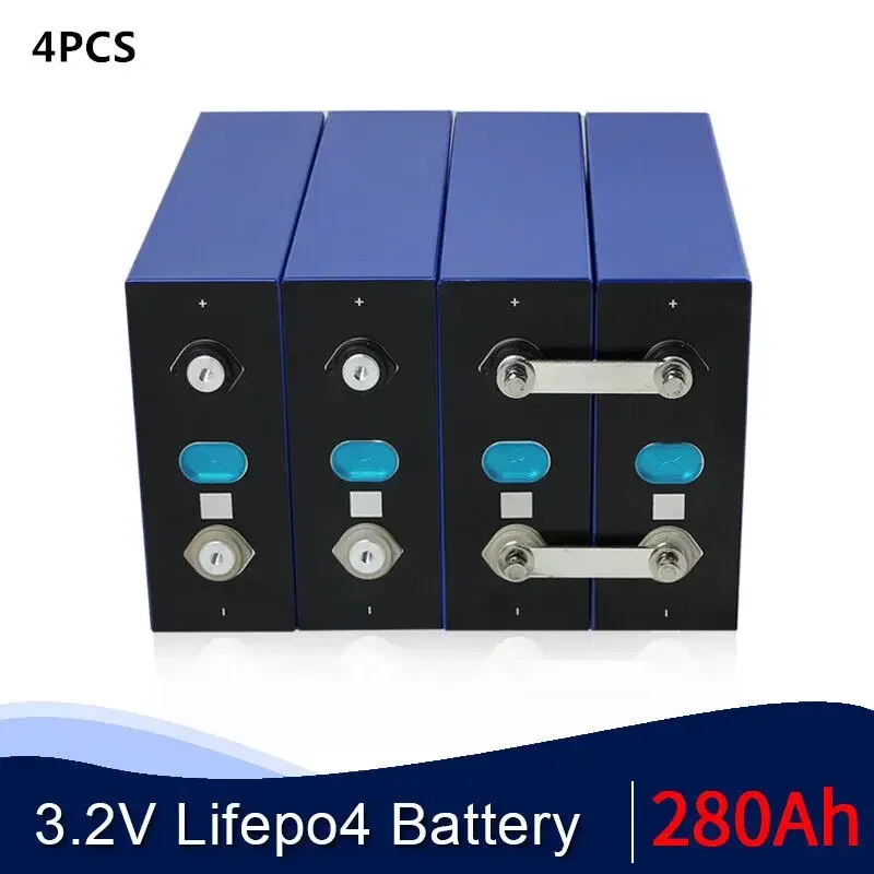 (4PCS) 3.2V 280AH battery LiFePO4 lithium iron phosphate large capacity suitable for RV EVs-
(4PCS) 3.2V 280AH battery LiFePO4 lithium iron phosphate large capacity suitable for RV EVs-