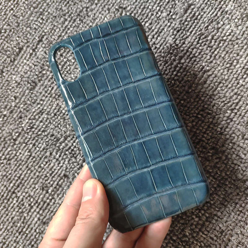 Natural Bright Crocodile Belly Skin Real Genuine Leather Case For iPhone X XS XR 11 12 13 14 15 Pro Max Plus Phone Cover Blue
Natural Bright Crocodile Belly Skin Real Genuine Leather Case For iPhone X XS XR 11 12 13 14 15 Pro Max Plus Phone Cover Blue