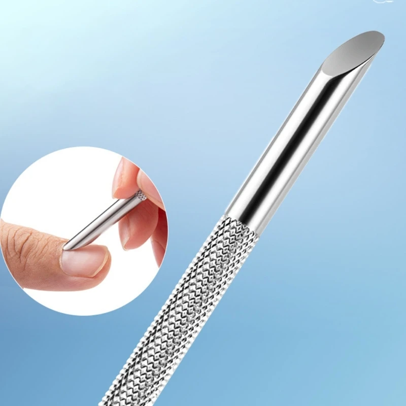 Metal Stainless Steel Cuticle Pusher Manicure Stick Cuticle Remover,Professional Nail Care Tool Nail Art Dotting Pen
Metal Stainless Steel Cuticle Pusher Manicure Stick Cuticle Remover,Professional Nail Care Tool Nail Art Dotting Pen