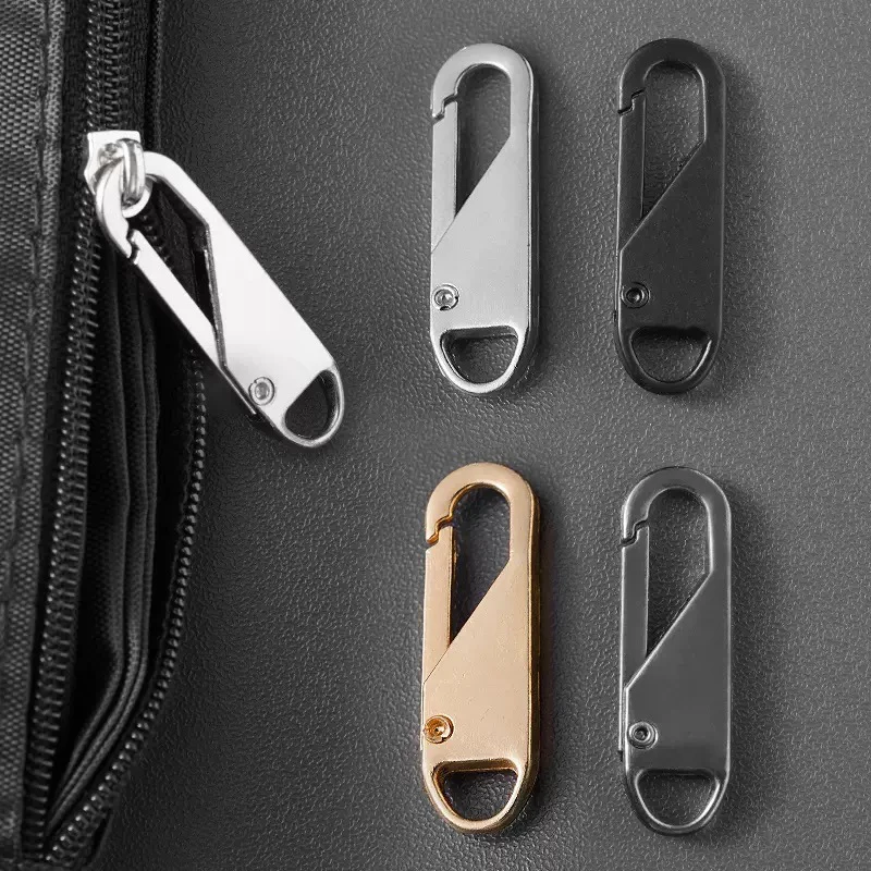 10Pcs Universal Detachable Zipper Puller Metal Zipper Head Repair Kits Replacement For Luggage Purse Bags Clothes Zipper Slider
10Pcs Universal Detachable Zipper Puller Metal Zipper Head Repair Kits Replacement For Luggage Purse Bags Clothes Zipper Slider