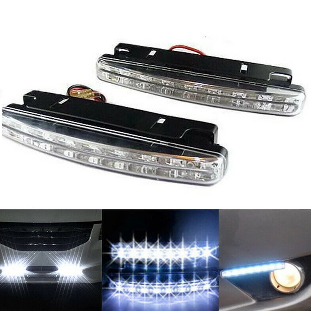 2x Car LED Signal Bulb DRL Working Fog Lamp Daytime Running Light Auto Assembly Styling Super Bright White External 12V 8LED
2x Car LED Signal Bulb DRL Working Fog Lamp Daytime Running Light Auto Assembly Styling Super Bright White External 12V 8LED