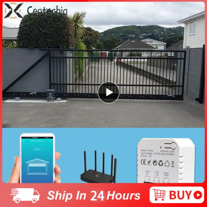 

Tuya Smart Life WiFi Motorized Swing Gate Sliding Gate Opener Contact 110V 240V Voice Control with Alexa Home