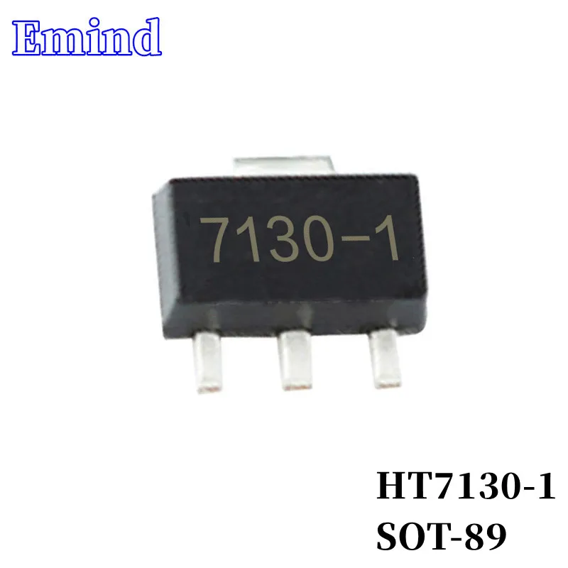 

10/30Pcs HT7130-1 7130-1 LDO SMD Low Power 3 Terminal Regulator SOT-89 Low Dropout Regulator