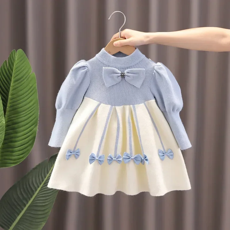 Autumn Winter 2023 Korean Children Girl Dress Fleece Thick Bubble Sleeve Kids Girl Dress Patchworok Bow Princess Baby Girl Dress
Autumn Winter 2023 Korean Children Girl Dress Fleece Thick Bubble Sleeve Kids Girl Dress Patchworok Bow Princess Baby Girl Dress