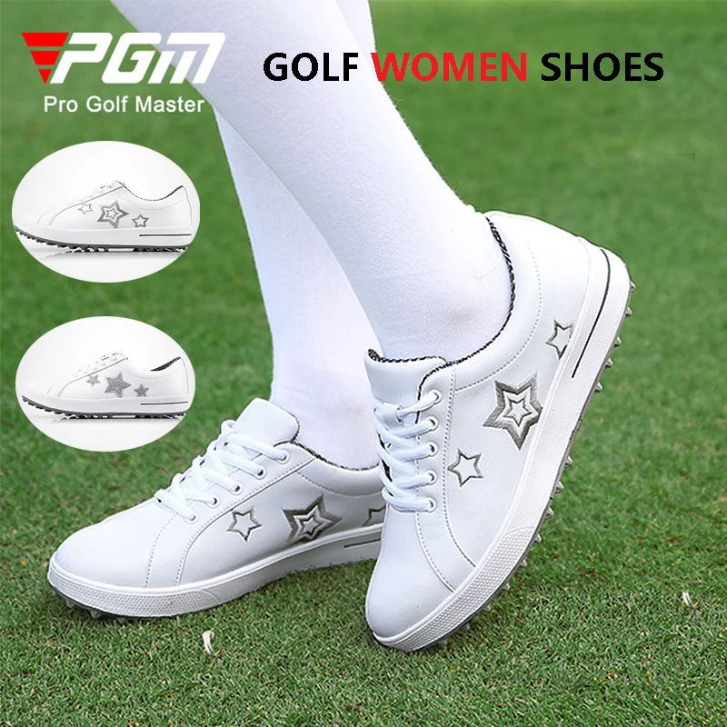 PGM Women Golf Shoes Women Waterproof Breathable Sneakers Ladies Anti Slip Lace-up Footwear Small White Casual Shoes Size 35-40
PGM Women Golf Shoes Women Waterproof Breathable Sneakers Ladies Anti Slip Lace-up Footwear Small White Casual Shoes Size 35-40